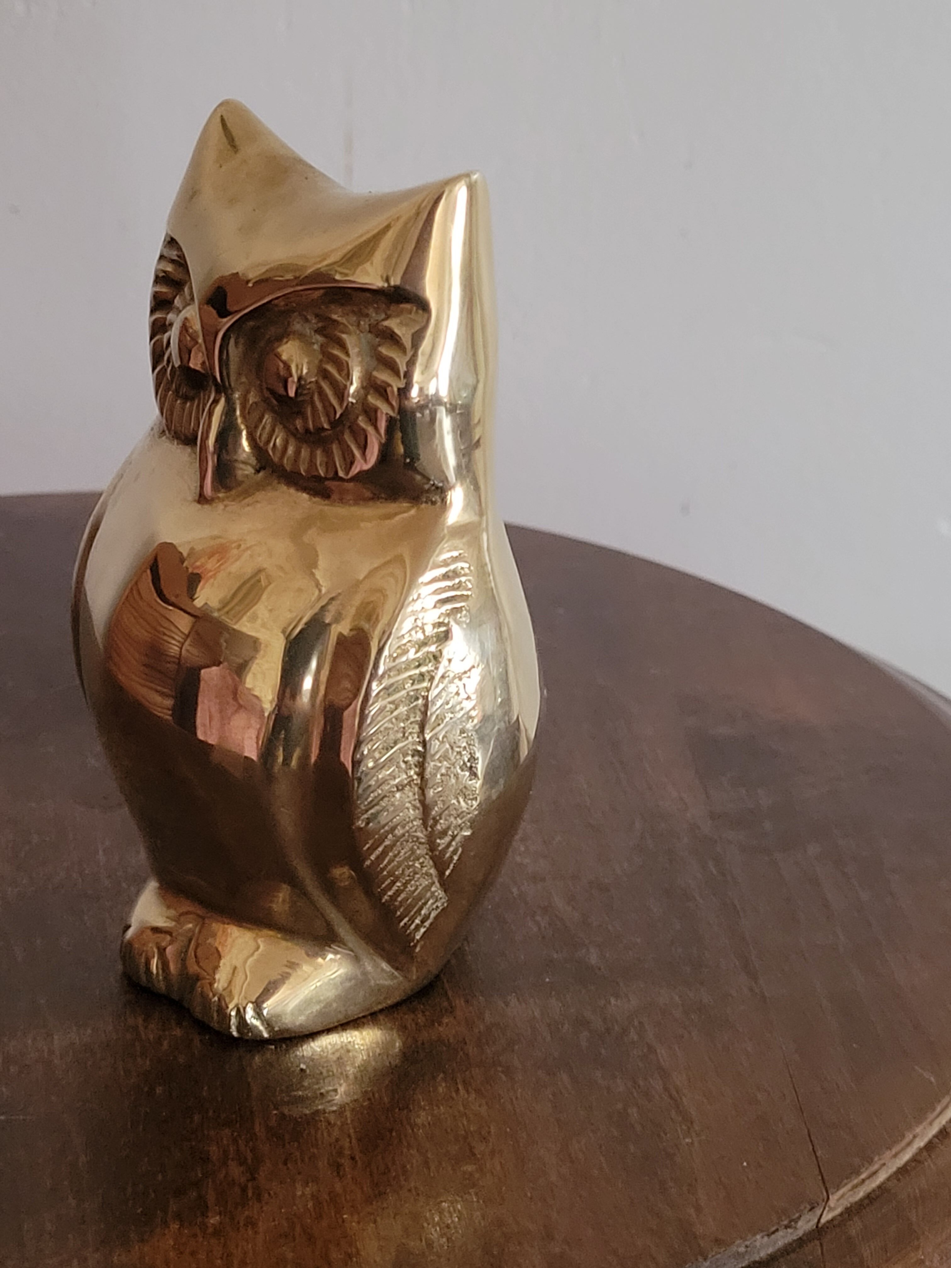 Brass owl
