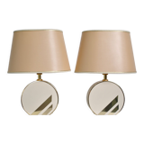 Pair of bedside lamps 1980
