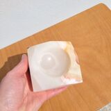 Vintage ashtray in diamond-shaped onyx