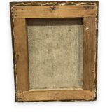 Tableau huile sur toile courtisane