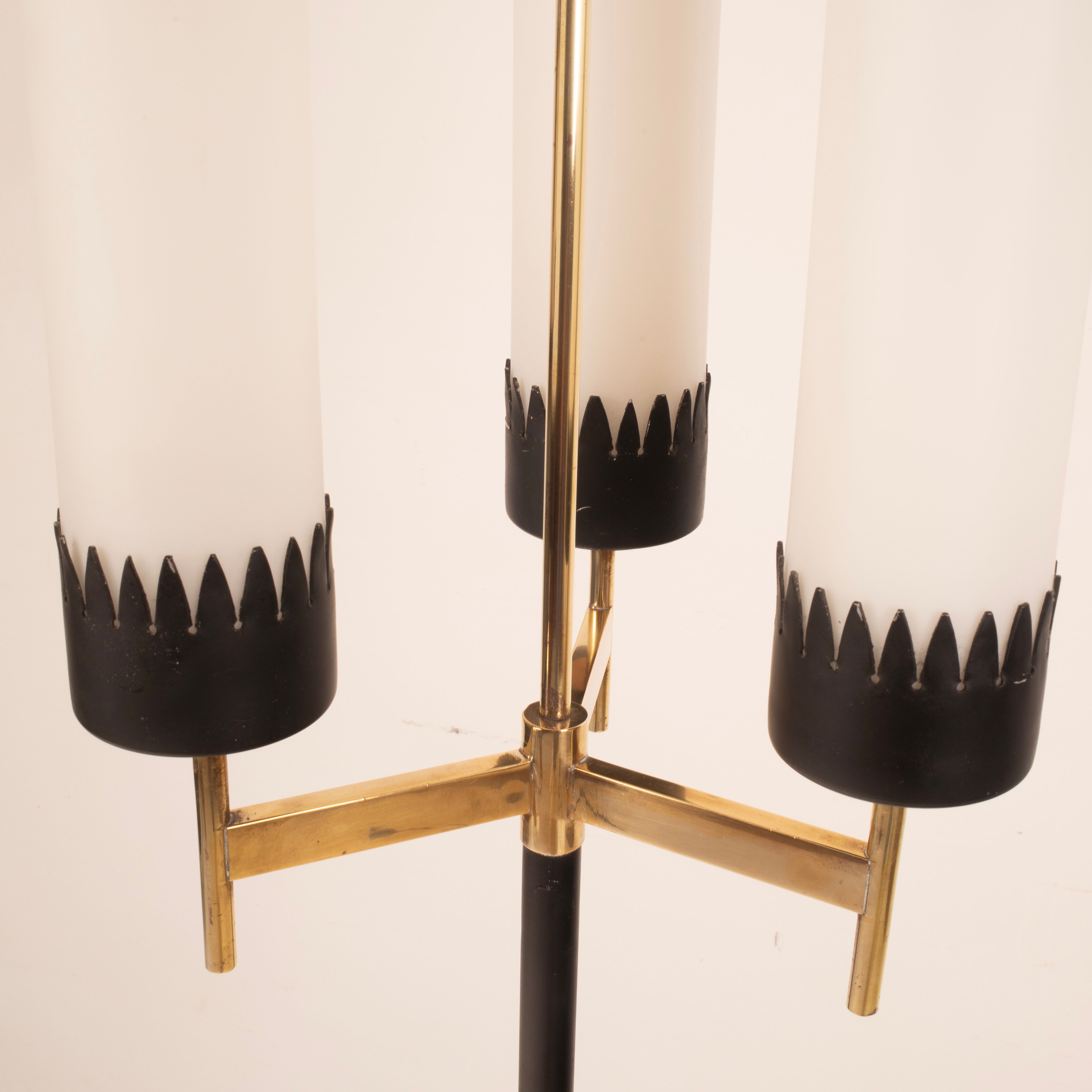 Three-Arm Floor Lamp by Stilnovo, 1950s