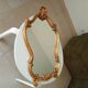 Antique baroque rococo mirror in gilded wood 77*47 cm