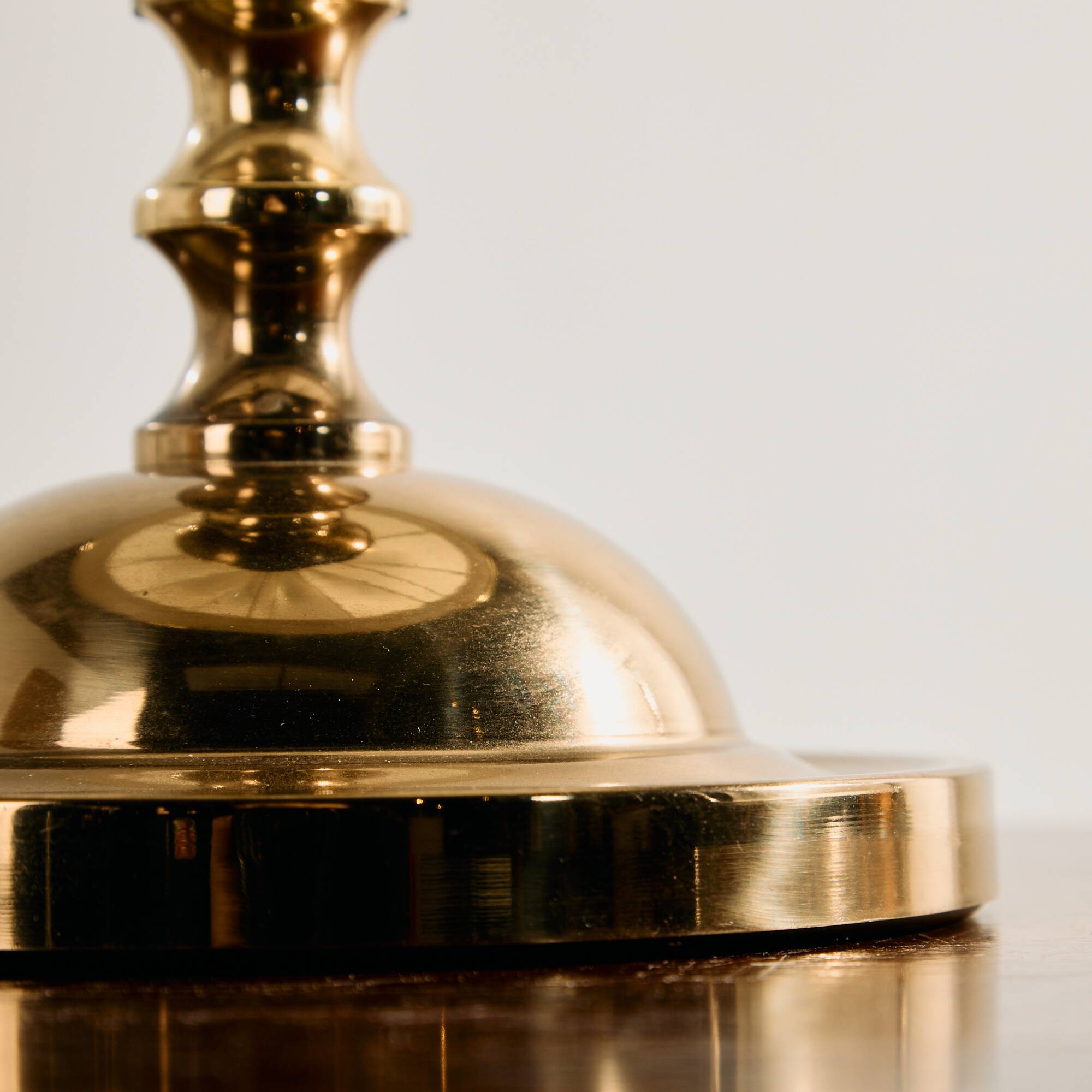 Brass table lamp