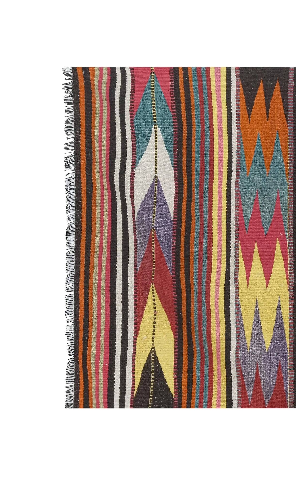 Kilim turc vintage tissé main 91x150 cm