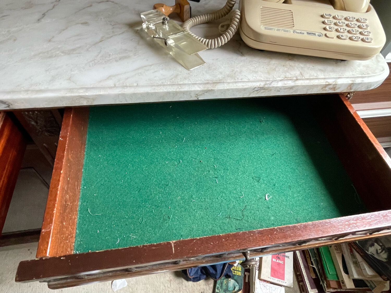 Sideboard with marble top
