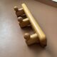 Vintage solid wood coat rack