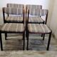 4 vintage Scandinavian style chairs