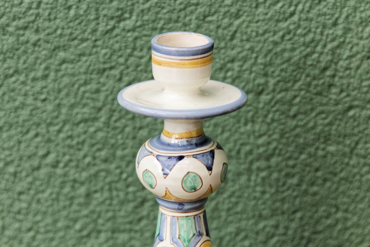 Santa ceramic candle holder (Spain)