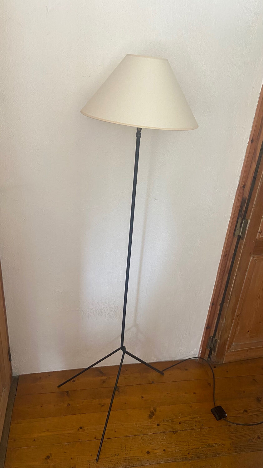 Vintage tripod floor lamp 1950