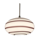 Suspension Colimaçon en opaline des années 70 80