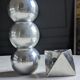 Set of vintage, collector and designer candle holders.