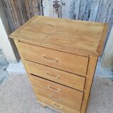 Meuble chiffonnier pied compas