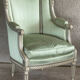 Fauteuil bergère de style Louis XVI