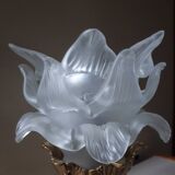 Bronze lampshade in the shape of a rose