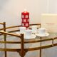 Coffee service Yves Saint Laurent 4 cups heart white porcelain