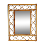 Mirror rattan 67x88cm