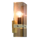Italian Smoked Plexiglas Sconce for Guzzini, 1970s