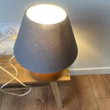 Wooden ball lamp