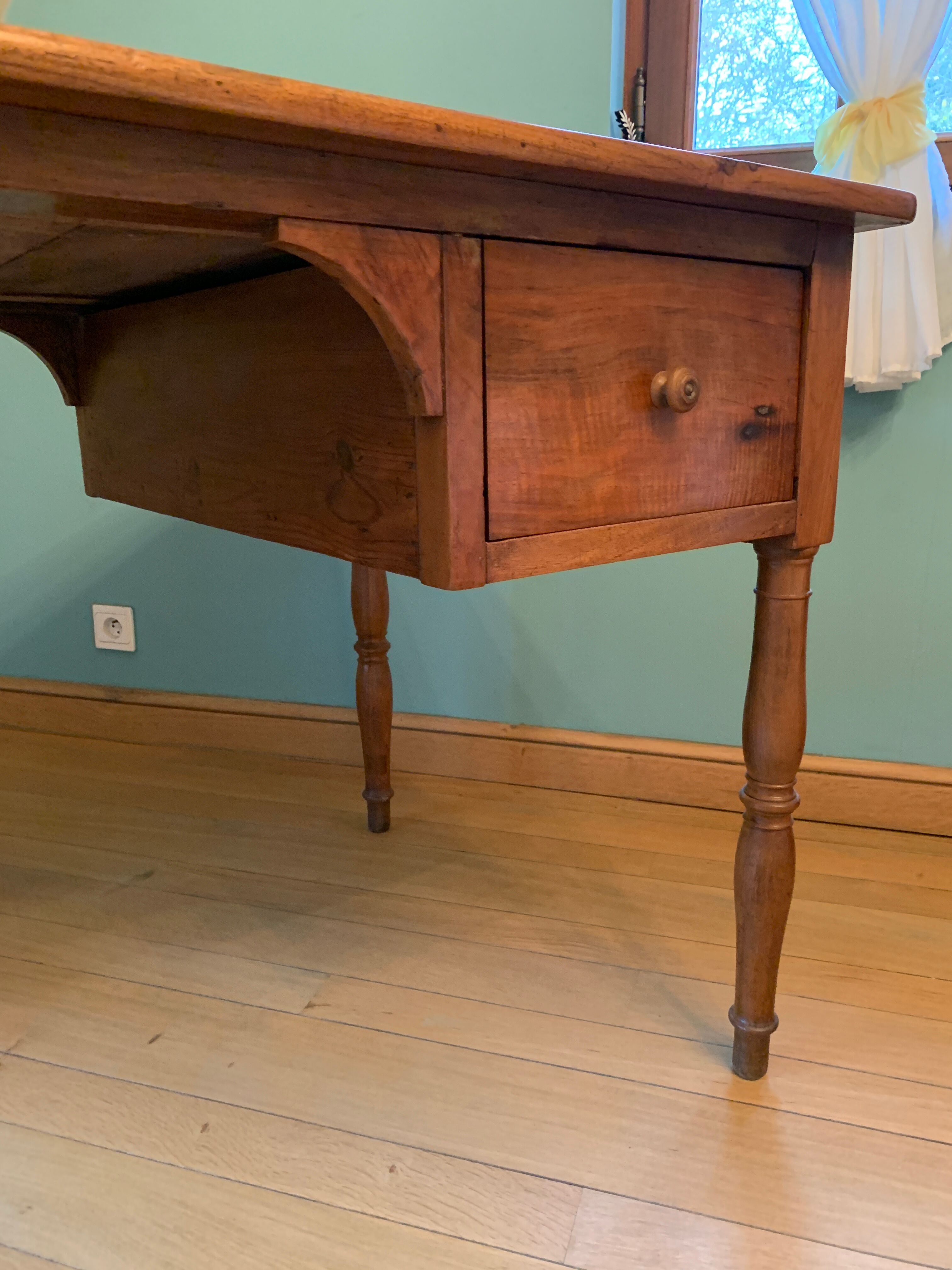 Former desk Louis Philippe walnut