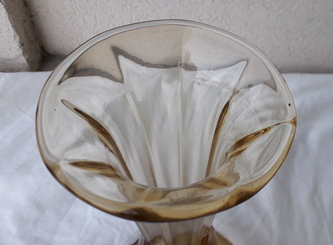 Paire de vases verre