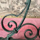 Umbrella stand in enameled cast iron and vintage iron