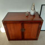 Buffet under Roche Bobois in wood, Chinese/Asian vintage furniture.