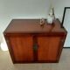 Buffet under Roche Bobois in wood, Chinese/Asian vintage furniture.