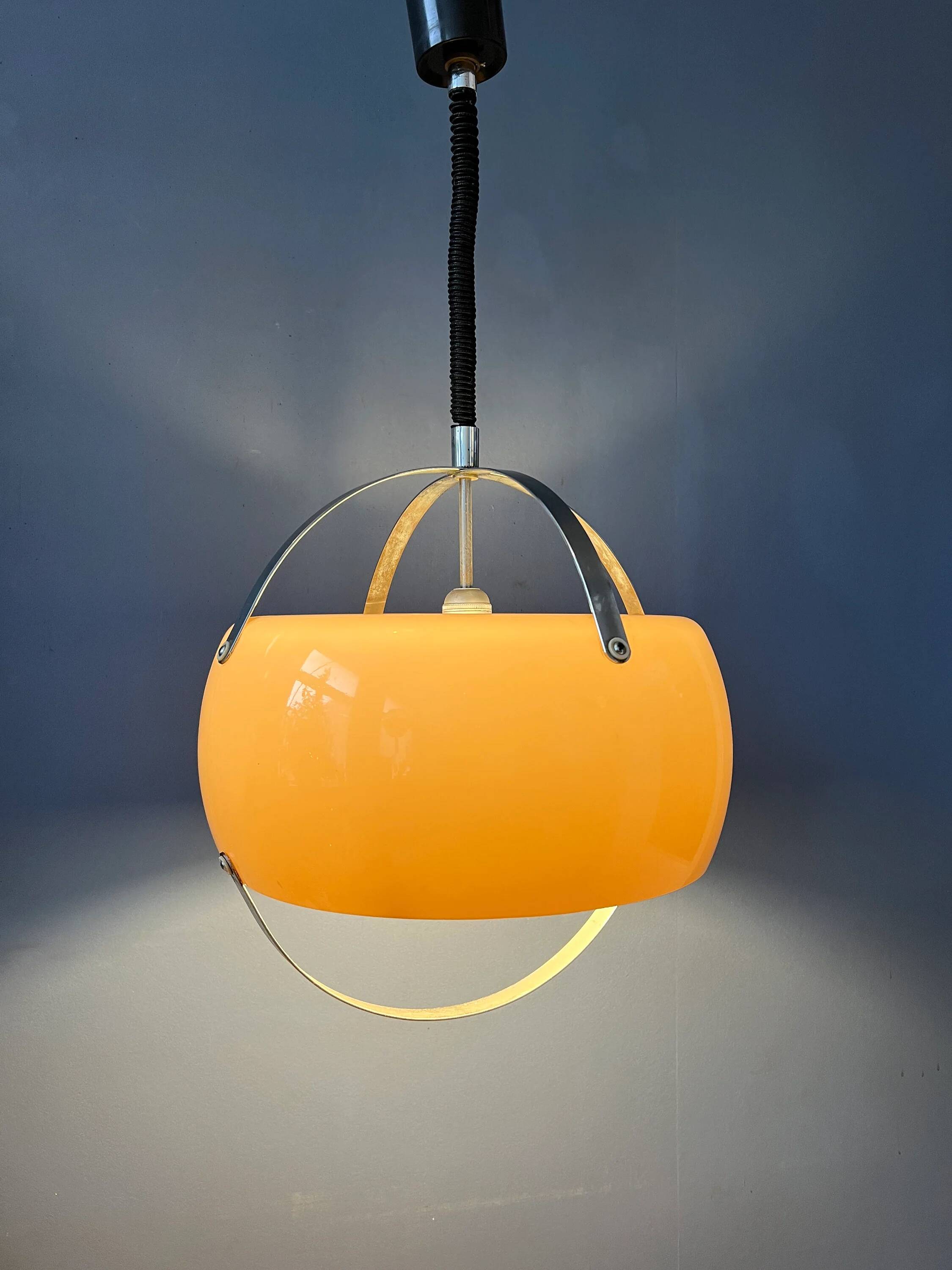 Vintage Tronconi suspension, Space Age luminaire