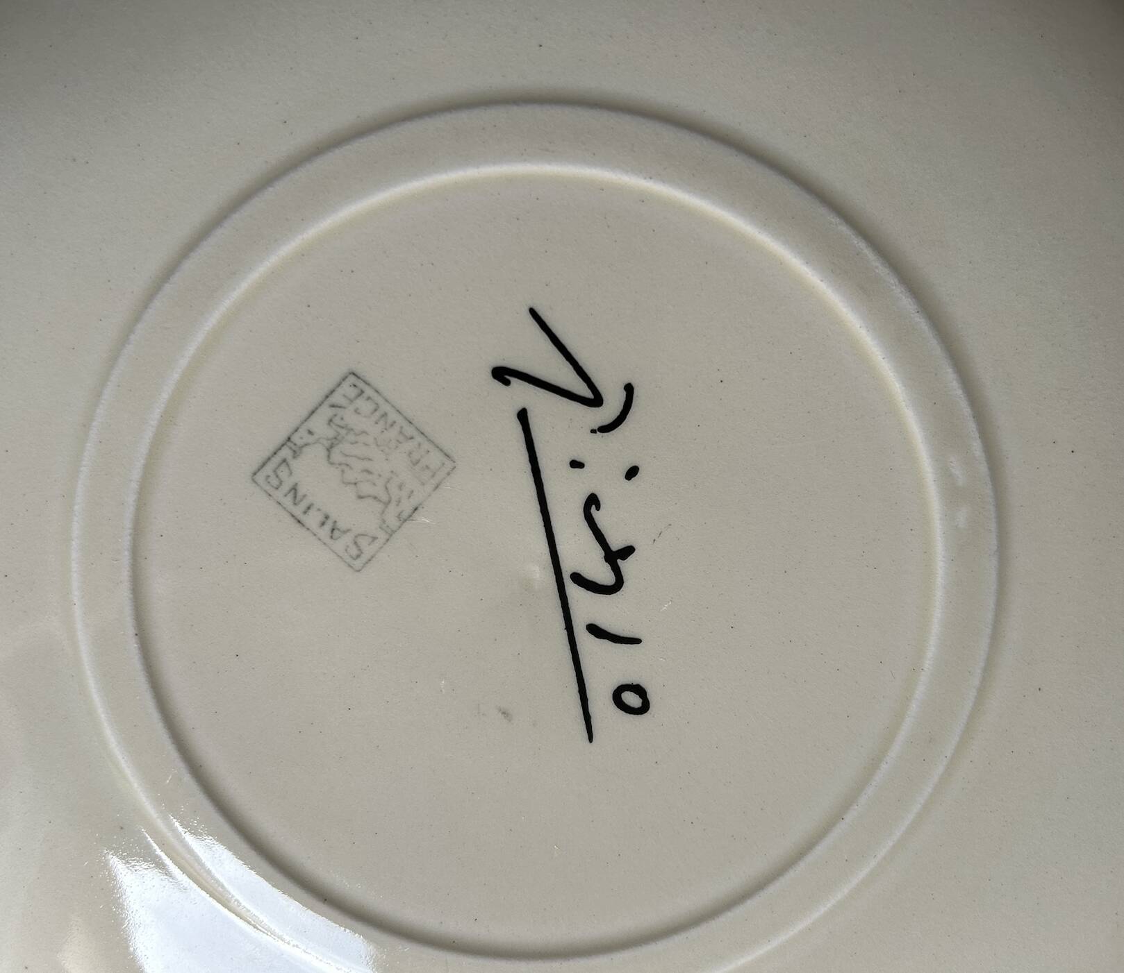 Decorative plate Picasso Salins