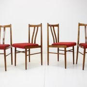 1970s Set of Four Dining Chairs, Czechoslovakia