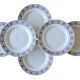 6 antique flat plates in Saint-Amand earthenware (Nord)