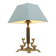 Vintage Brass Table Lamp Mythical Dolphin 41cm