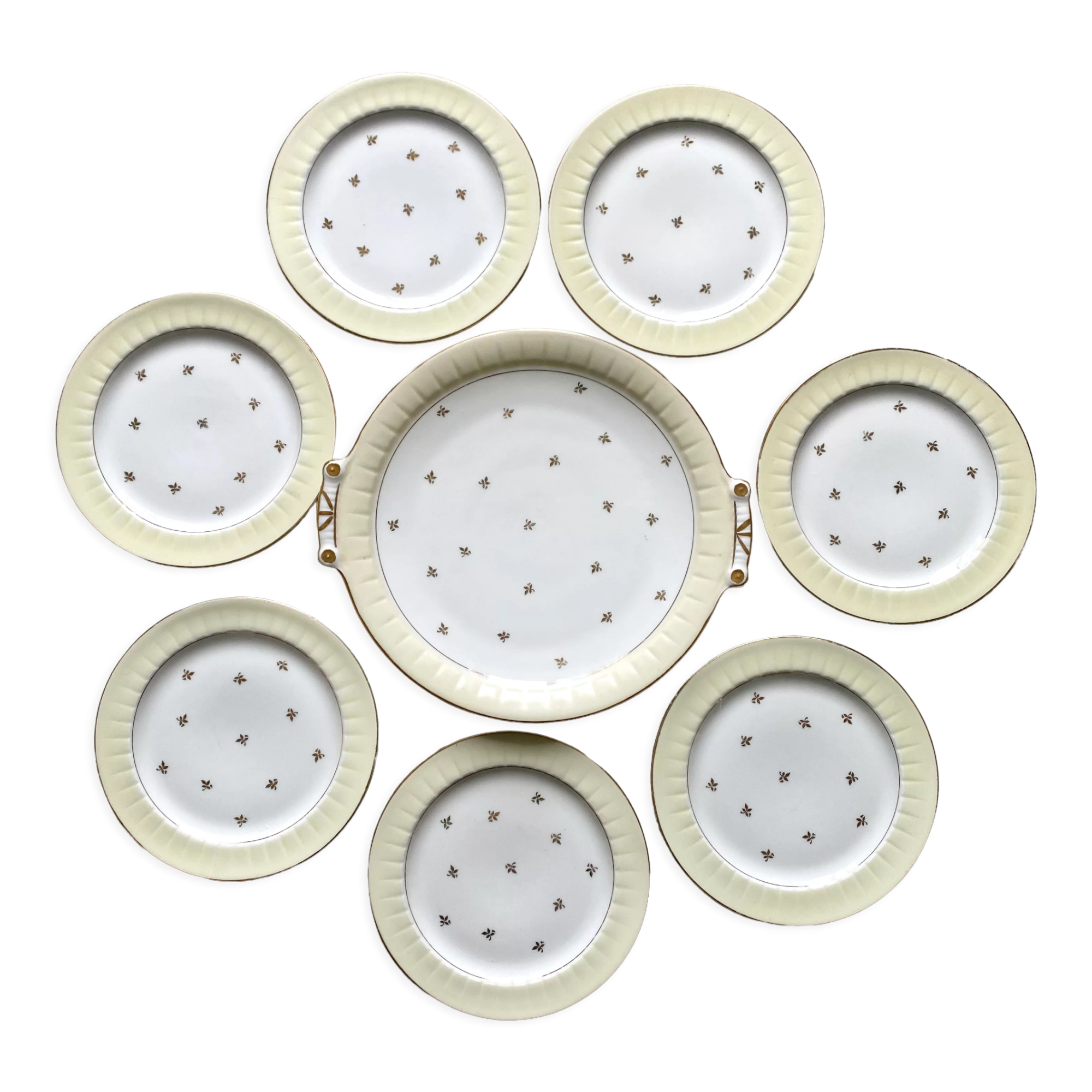 Limoges porcelain dessert service