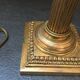 Lampe colonne corinthienne en bronze doré