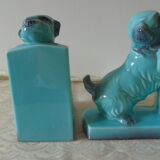 Pair of earthenware bookends