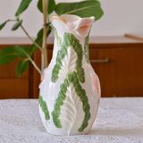 Large slip vase of Arum flowers