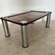 Old coffee table ceramic tile metal leg design from the 70s vintage