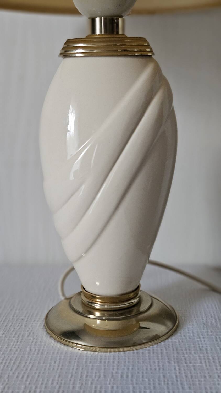 Vintage bedside lamp by Robert de Schuytener