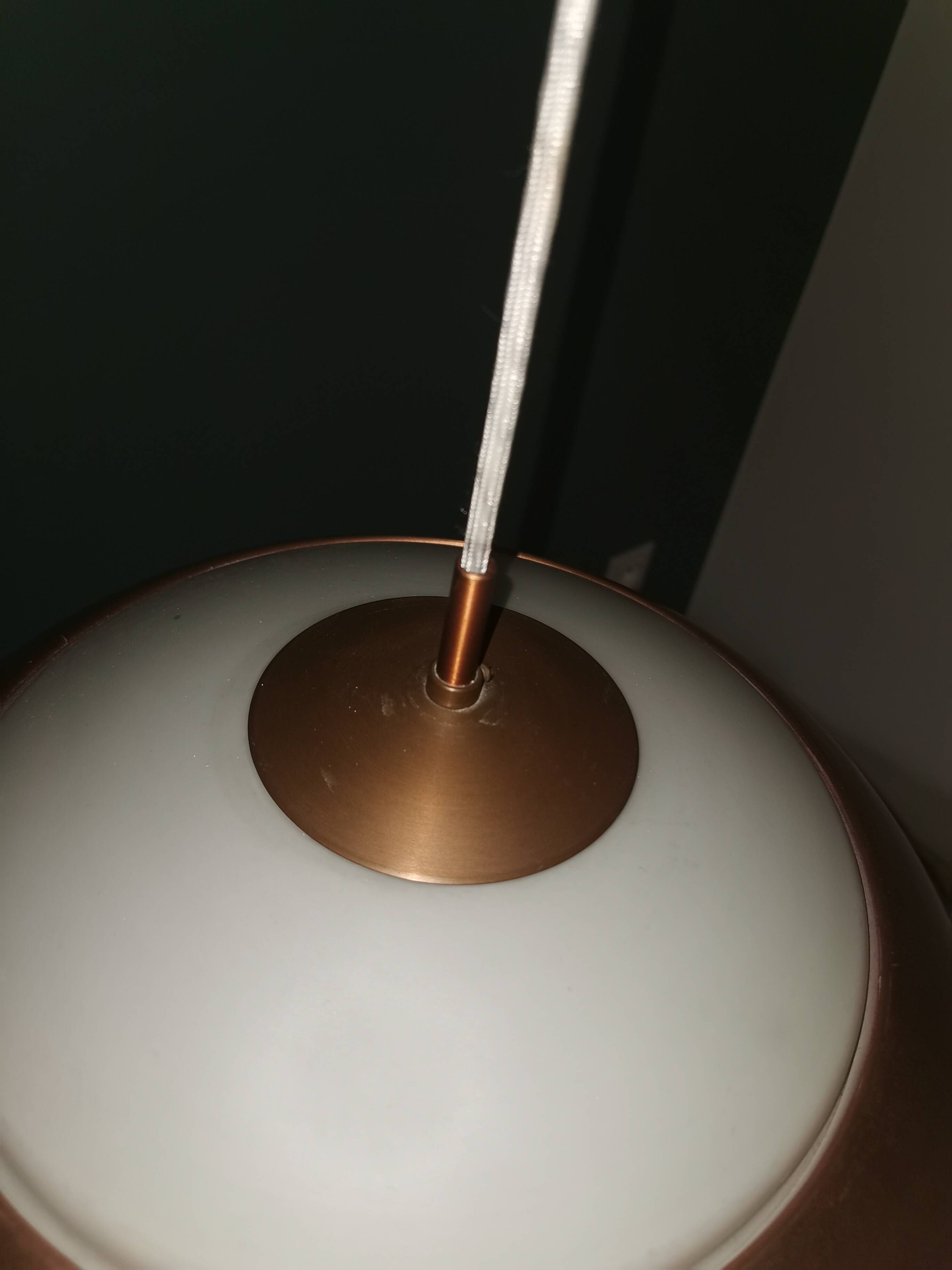 Rare vintage pendant chandelier Denmark Sven Middelboe for Nordisk Solar