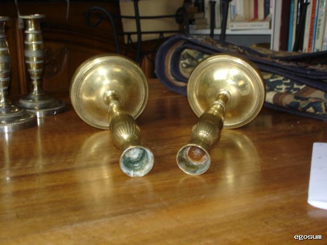 Pair of candlesticks time Executive Board late eighteenth early nineteenth