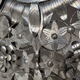 Vintage Mexican metal large mirror