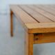 Pine coffee table. France, circa 1970