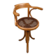 Swivel Chair for Children in Stained Beech, Thonet Style – Early 20th Century