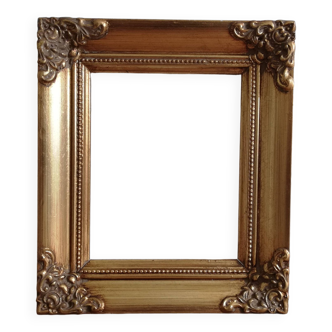 Golden wood frame