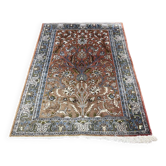 Tapis iranien en laine fait main - 1m65x1m07.