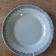 Lot de 6 assiettes terre de fer dépareillées tons bleus verts