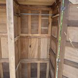 Renovated antique wooden wardrobe