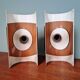 Pair of Space Age wall lights, white lacquered metal and smoked plexiglass