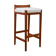Mid-century teak swedish bar stool