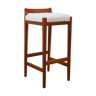 Mid-century teak swedish bar stool